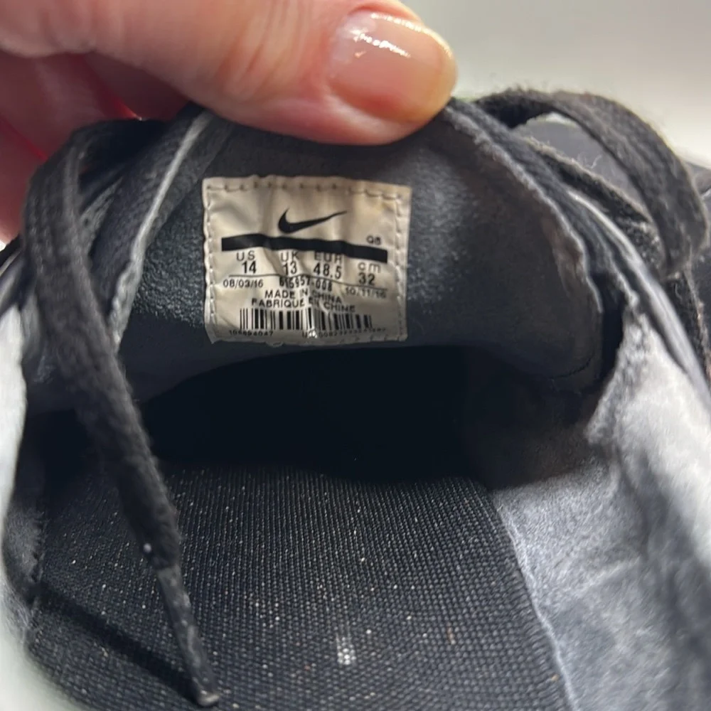 Nike Stefan Janoski Black Canvas shoes -Size 14